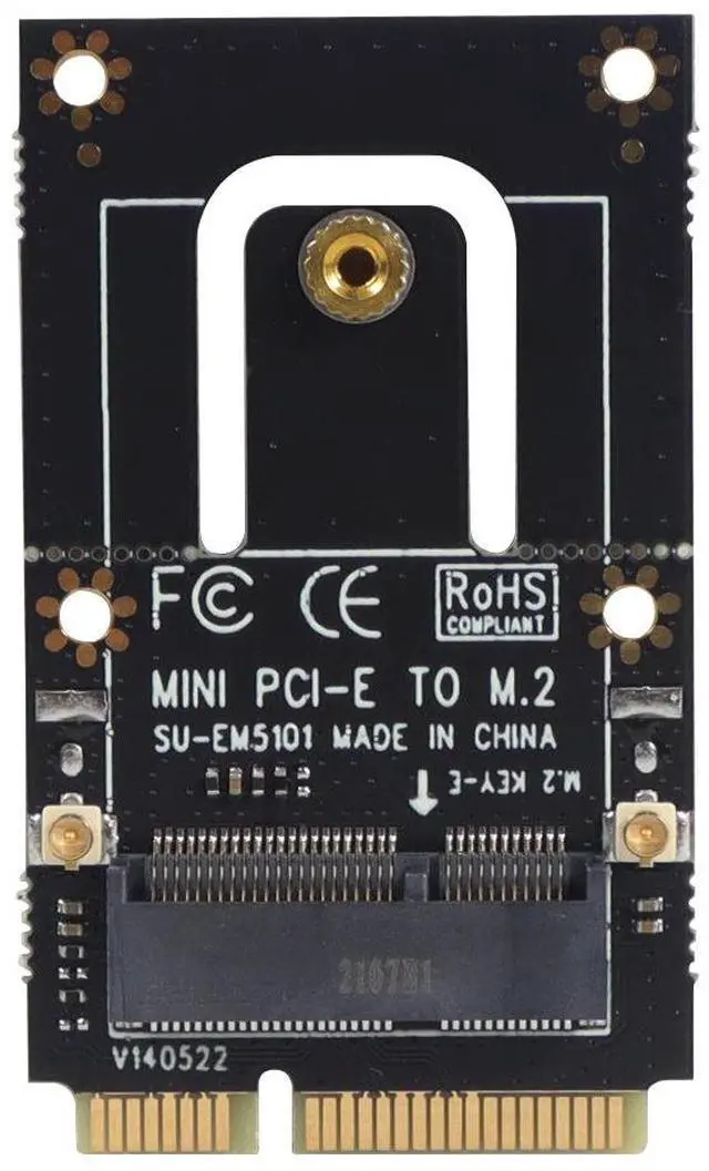 Main image of NGFF M.2 to Mini PCIe Adapter Card Mini PCI-E to M.2 Converter for Wireless / Bluetooth / WWAN Modules, M.2 to Mini PCIe Slot Adapter