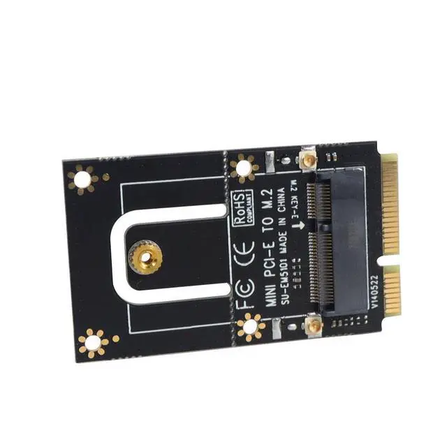 Alt view image 4 of 5 - NGFF M.2 to Mini PCIe Adapter Card Mini PCI-E to M.2 Converter for Wireless / Bluetooth / WWAN Modules, M.2 to Mini PCIe Slot Adapter