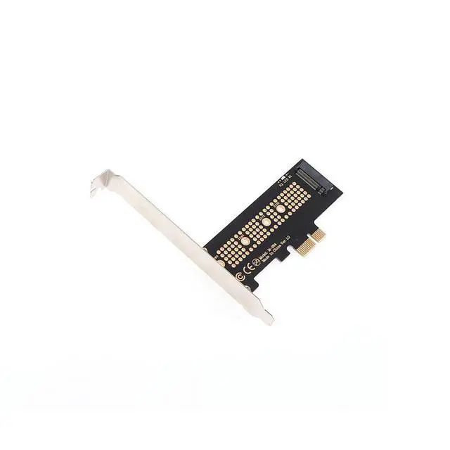 Alt view image 2 of 5 - PCIe to M.2 NVMe Adapter Card M.2 NVMe SSD Expansion Card for Desktop PC, PCI-E to M.2 Converter, Supports 2230/2242/2260/2280 NVMe Drives - (PCle X1)