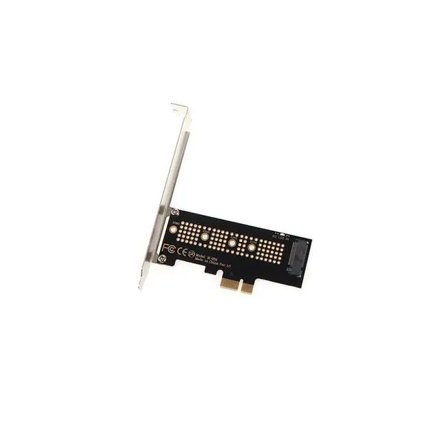 Alt view image 3 of 5 - PCIe to M.2 NVMe Adapter Card M.2 NVMe SSD Expansion Card for Desktop PC, PCI-E to M.2 Converter, Supports 2230/2242/2260/2280 NVMe Drives - (PCle X1)