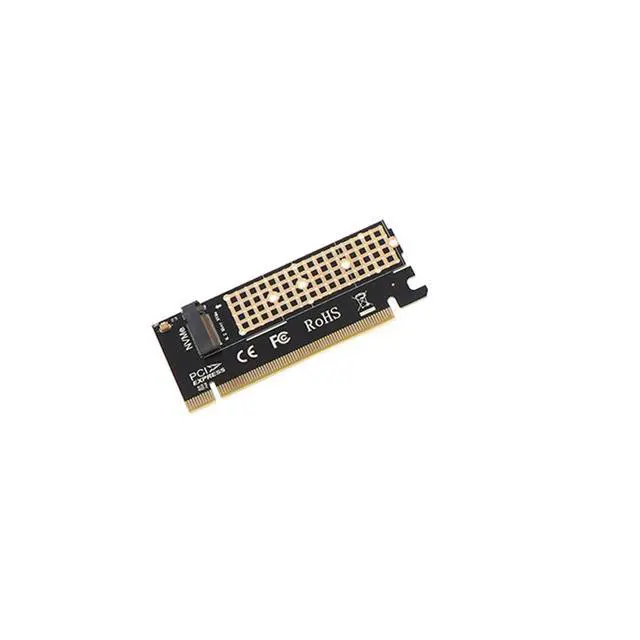 Alt view image 3 of 6 - PCIe to M.2 NVMe Adapter Card M.2 NVMe SSD Expansion Card for Desktop PC, PCI-E to M.2 Converter, Supports 2230/2242/2260/2280 NVMe Drives - (PCle X16)