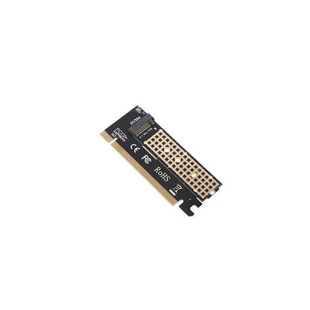 Alt view image 2 of 6 - PCIe to M.2 NVMe Adapter Card M.2 NVMe SSD Expansion Card for Desktop PC, PCI-E to M.2 Converter, Supports 2230/2242/2260/2280 NVMe Drives - (PCle X16)