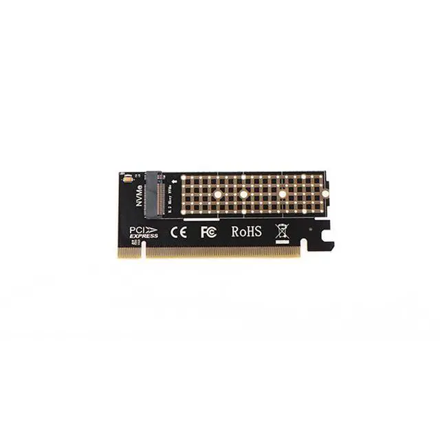 Alt view image 4 of 6 - PCIe to M.2 NVMe Adapter Card M.2 NVMe SSD Expansion Card for Desktop PC, PCI-E to M.2 Converter, Supports 2230/2242/2260/2280 NVMe Drives - (PCle X16)