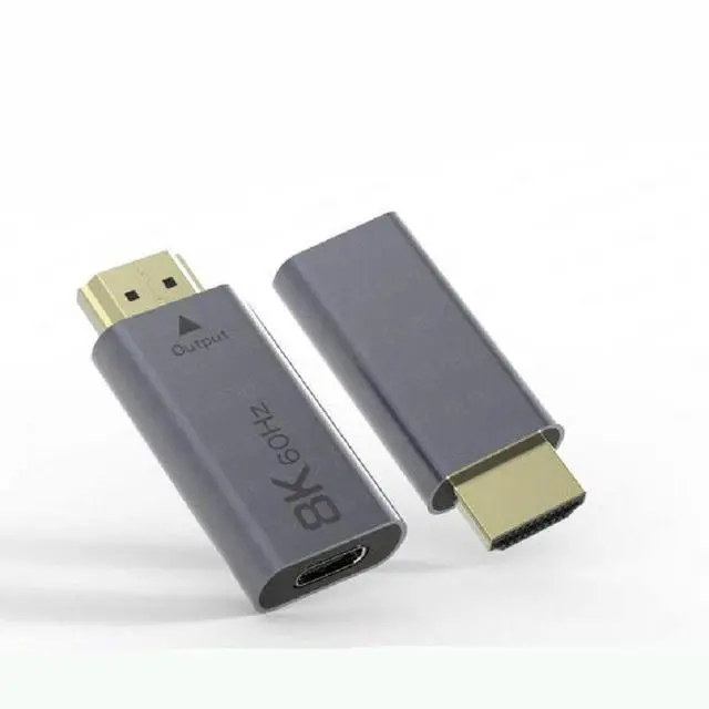 Alt view image 5 of 6 - USB-C Female to HDMI Male Adapter 8K@60Hz 4K@120Hz, Type-C to HDMI Converter, SyncMOS 7100 Chipset, 8K Display Adapter for PC / Laptop / Tablet