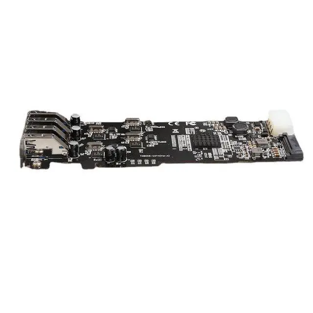 Alt view image 2 of 4 - PCIe to USB 3.0 Adapter Card 20Gbps Total Bandwidth, 4-Channel Independent Expansion Card, 4 x 5Gbps Ports, Compatible with Vision Capture / Machine Vision