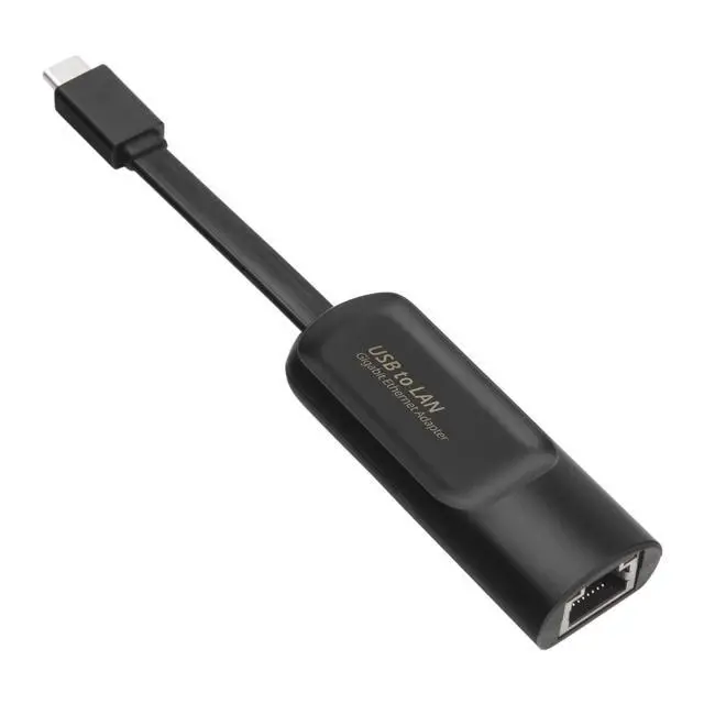 Alt view image 6 of 6 - Type-C to RJ45 Gigabit Ethernet Adapter 1000Mbps Wired Network Converter, Driver-Free, USB-C to LAN Dongle for MacBook / Laptop / Tablet, Stable Internet