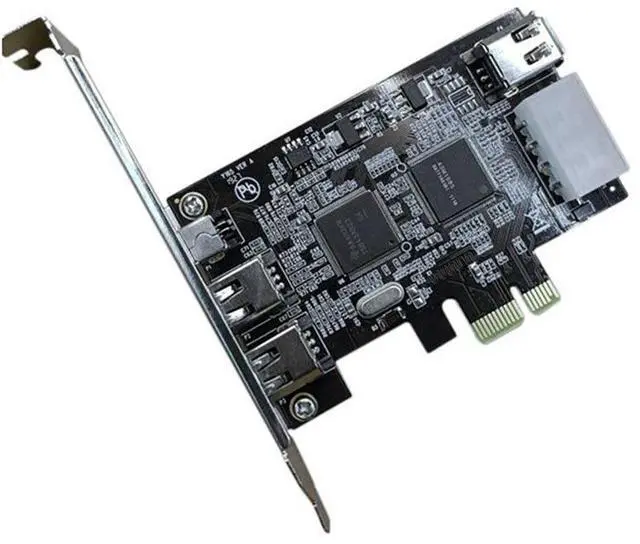 Alt view image 4 of 7 - PCIe 1394 FireWire Card for Desktop PC DV / HDV High-Definition Video Capture Card, IEEE 1394a Adapter, PCI-E 1X Interface for Digital Video Transfer