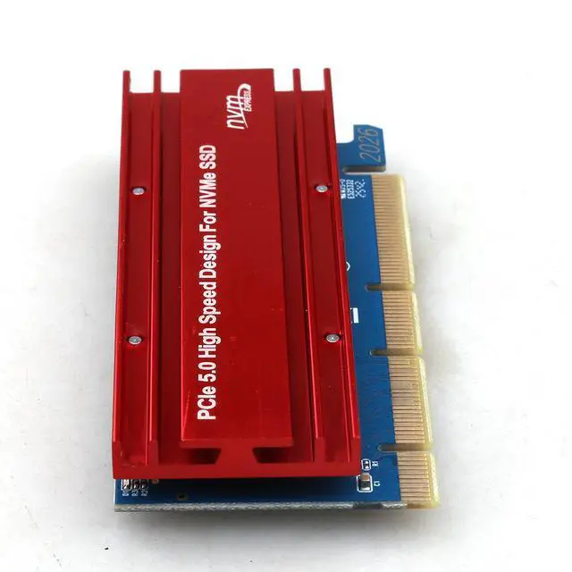 Alt view image 3 of 7 - PCIe 5.0 to M.2 NVMe Adapter Card M.2 Key M to PCI-E 5.0 x4 Converter, High-Speed NGFF SSD Expansion for Desktop / Server / Workstation