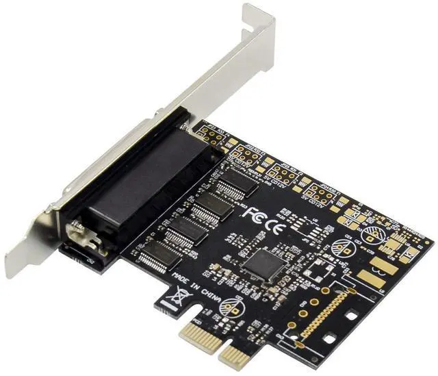 Alt view image 7 of 7 - PCIe to 4-Port RS232 Serial Card PCI-E to 4 x COM Port Adapter, AX99100 Chipset, Industrial-Grade 4-Port Serial Expansion for PC / Embedded Systems