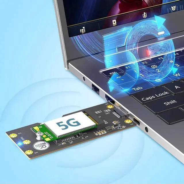 Alt view image 4 of 6 - M.2 Key B Module to USB 3.0 Adapter with SIM Slot 3G/4G/5G Cellular Module to USB Converter with SIM Card Holder for IoT / Embedded Devices