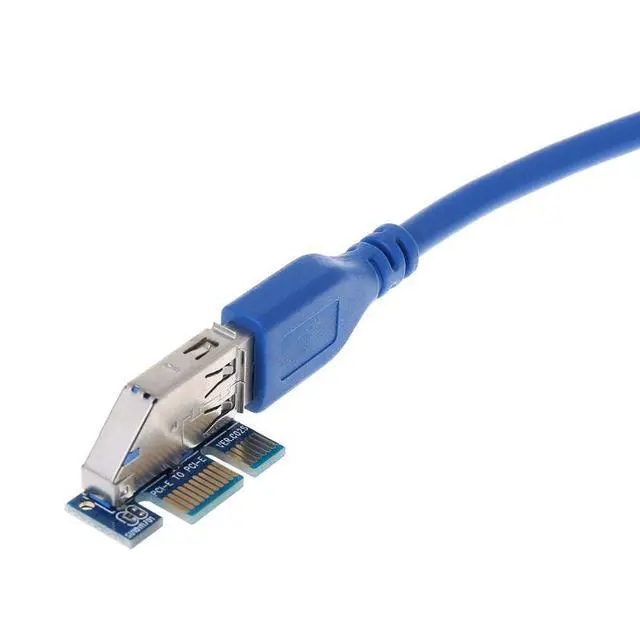 Alt view image 5 of 7 - PCIe x1 to x4 Extension Cable PCIe 3.0 Slot Adapter Riser, x1 to x4 Converter for Network Card / Expansion Card - 0.3m