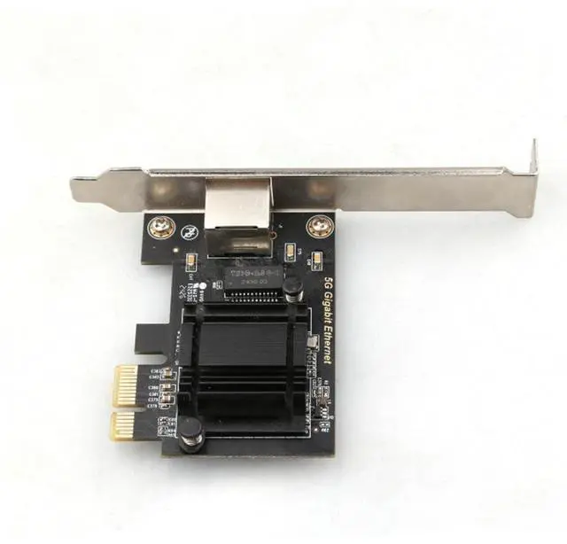 Alt view image 4 of 7 - PCIe Single Port 5G Ethernet Network Card RJ45 Copper 5GBASE-T, PXE Diskless Boot, Gaming NIC, RTL8126 Chip, Wired LAN Adapter