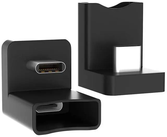Alt view image 4 of 7 - Type-C 180-Degree Angle Adapter USB 3.1 Full-Featured Male to Female Converter, PD Fast Charging, for Portable Monitor / Laptop / Phone