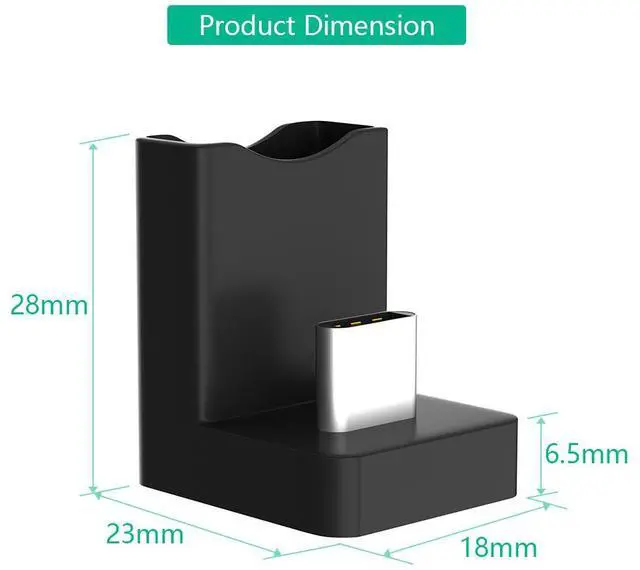 Alt view image 2 of 7 - Type-C 180-Degree Angle Adapter USB 3.1 Full-Featured Male to Female Converter, PD Fast Charging, for Portable Monitor / Laptop / Phone