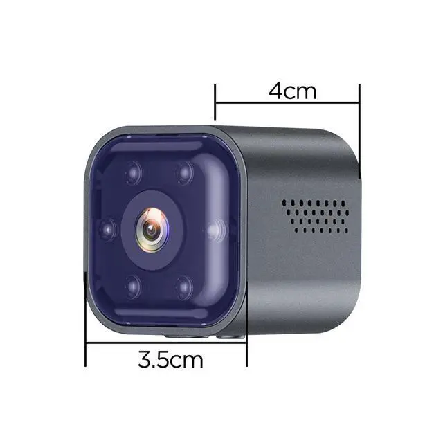 Alt view image 6 of 7 - AS03 HD 1080P Low-Power Security Camera Long Battery Life, Two-Way Audio, Remote Viewing, Mini Home Surveillance & Baby Monitor