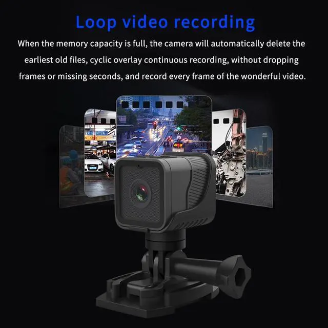 Alt view image 6 of 7 - Z03 Waterproof WiFi Action Camera Outdoor Sports Smart Cam, One-Touch Photo/Video Recording, HD, Wireless, Wearable, Portable