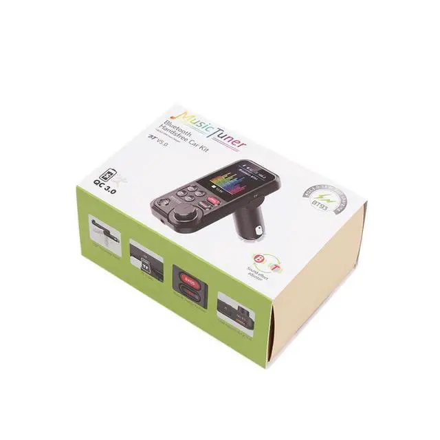 Alt view image 4 of 7 - BT93 Car Bluetooth MP3 Player QC3.0 Fast Charging, HiFi Lossless Music, Hands-Free FM Transmitter for Car/Truck