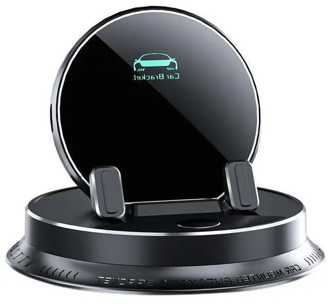 Main image of Car Dashboard Phone Holder A9 Premium Anti-Slip Stand, Stable Support for Navigation / Smartphones, Universal Dashboard Mount - black