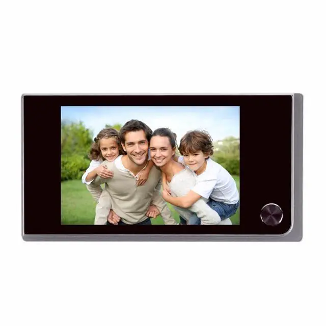 Alt view image 3 of 5 - 3.5-inch HD Smart Video Doorbell WiFi Peephole Viewer, 520A Wireless Doorbell Camera, Home Security & Intercom System