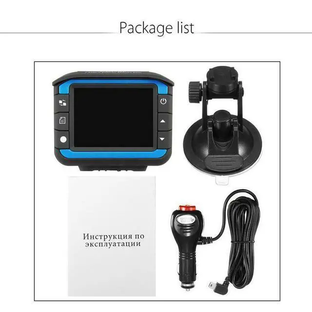 Alt view image 7 of 7 - VG3 Radar Detector & Dash Cam 2-in-1 Vehicle Radar with Multi-Language Voice Alerts for Speed / Red Light / Road Safety Alerts