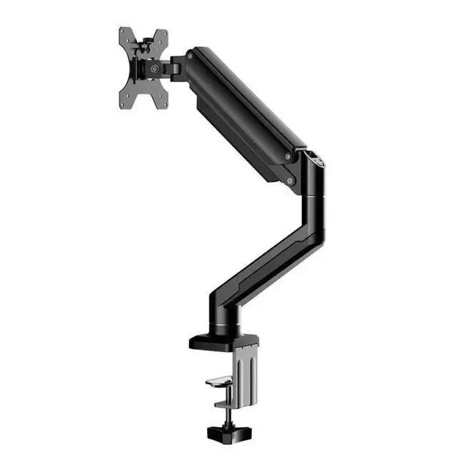 Alt view image 6 of 7 - Gas Spring Monitor Arm for 13-32" Screens 360° Full Motion Adjustment, Ergonomic Desk Mount with Free Rotation & Tilt - black