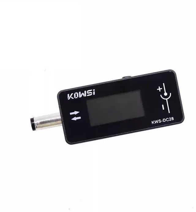 Main image of KWS-DC28 DC Power Meter 0-12A Current Range, 4-30V, 5525 Jack, 0.96" HD Screen, Voltage/Current/Power/Capacity Test