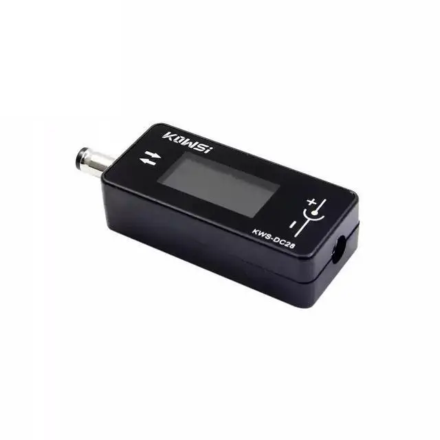 Alt view image 2 of 5 - KWS-DC28 DC Power Meter 0-12A Current Range, 4-30V, 5525 Jack, 0.96" HD Screen, Voltage/Current/Power/Capacity Test
