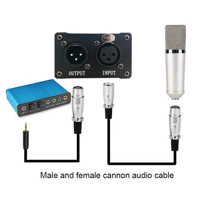 Alt view image 4 of 6 - 48V Phantom Power Supply for USB Condenser Microphones Anti-Noise & Stable Voltage Adapter
