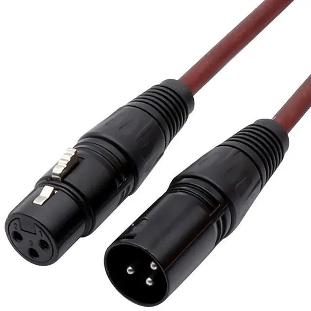 Main image of XLR Male to Female Audio Cable Microphone Connection Cord, 3-Pin Balanced XLR to XLR Cable for Mic / Mixer / Audio Interface - 1.5m
