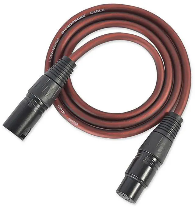 Alt view image 4 of 5 - XLR Male to Female Audio Cable Microphone Connection Cord, 3-Pin Balanced XLR to XLR Cable for Mic / Mixer / Audio Interface - 1.5m