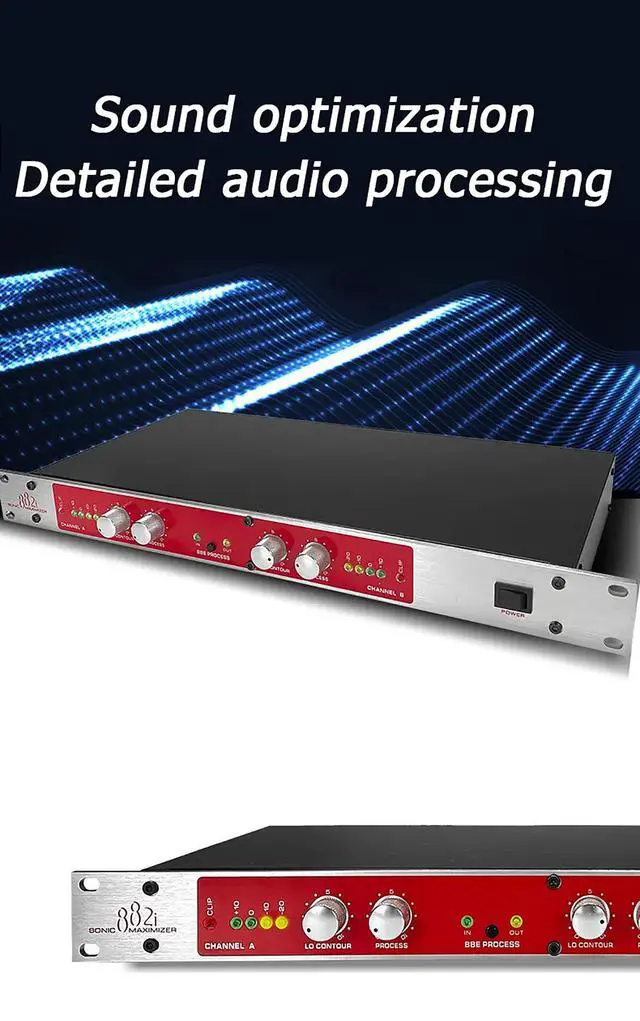 Alt view image 2 of 7 - GAX-882i Professional Audio Effects Processor Sound Exciter / Maximizer for Stage Performance, Studio & PA Systems