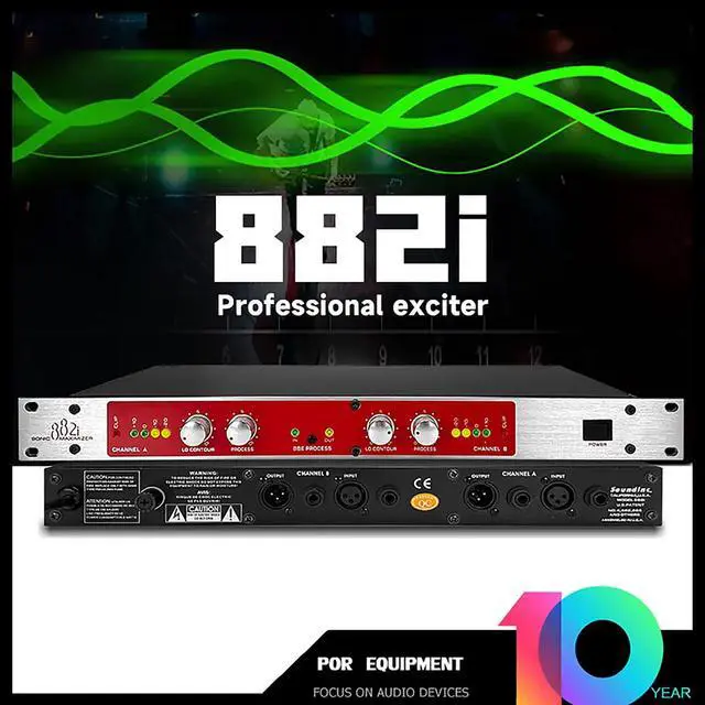 Alt view image 6 of 7 - GAX-882i Professional Audio Effects Processor Sound Exciter / Maximizer for Stage Performance, Studio & PA Systems