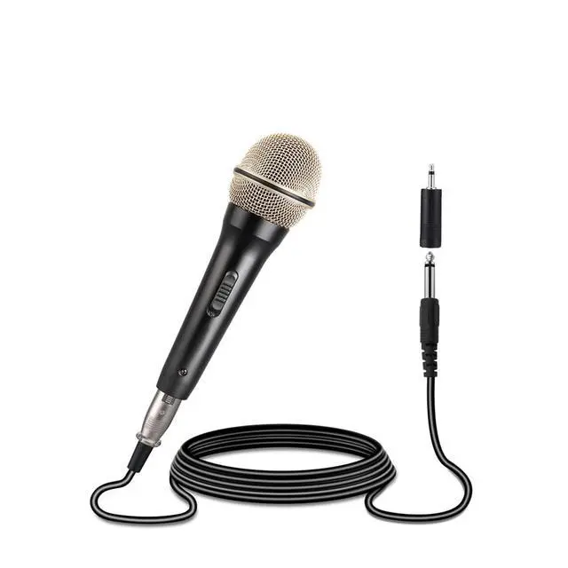 Alt view image 2 of 5 - MD200 Wired Dynamic Microphone Professional Handheld Mic for Singing, Stage, Karaoke, MC & Host, Durable for Live Sound - black