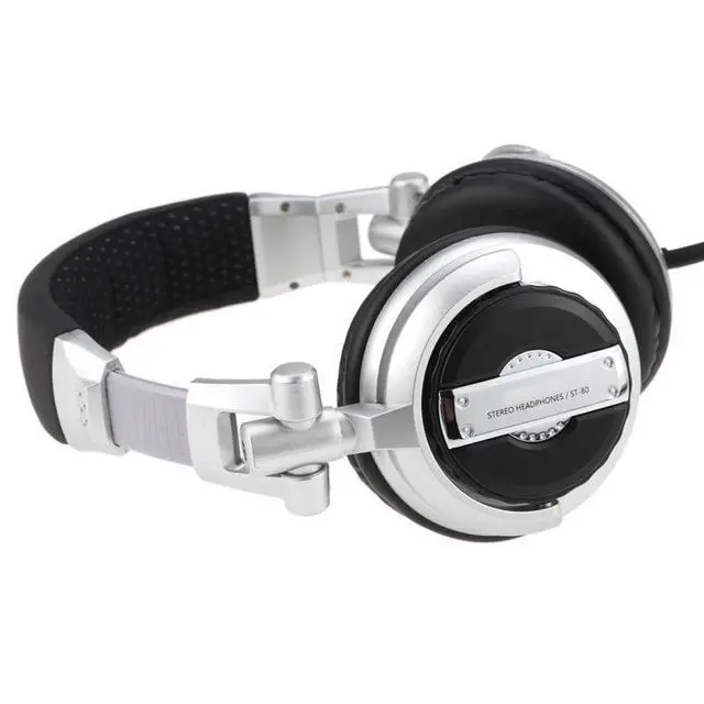 Alt view image 3 of 7 - GAE-900 Over-Ear HiFi DJ Monitor Headphones Heavy Bass, 3D Sound Effect, VR Headset Compatible, Wired Headband Headphone