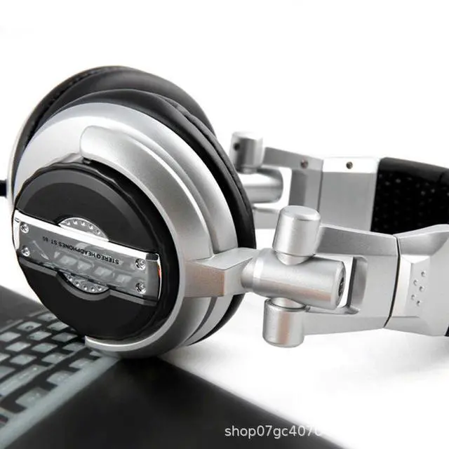 Alt view image 4 of 7 - GAE-900 Over-Ear HiFi DJ Monitor Headphones Heavy Bass, 3D Sound Effect, VR Headset Compatible, Wired Headband Headphone
