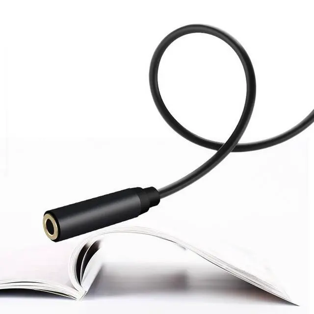 Alt view image 3 of 6 - GAZ-CB26 Lavalier Microphone Extension Cable 2m Male to Female Audio Cable, 3.5mm TRS for Headset/Mic to Phone/PC/Laptop