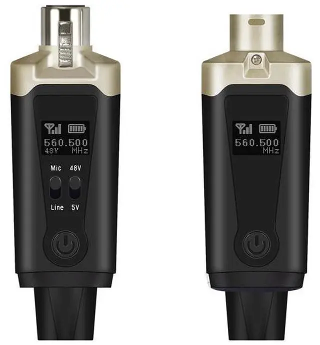 Main image of GAW-MA15 Wireless Mic Adapter Kit UHF Transmitter & Receiver for Dynamic/Condenser Mics, Universal Wireless Conversion System