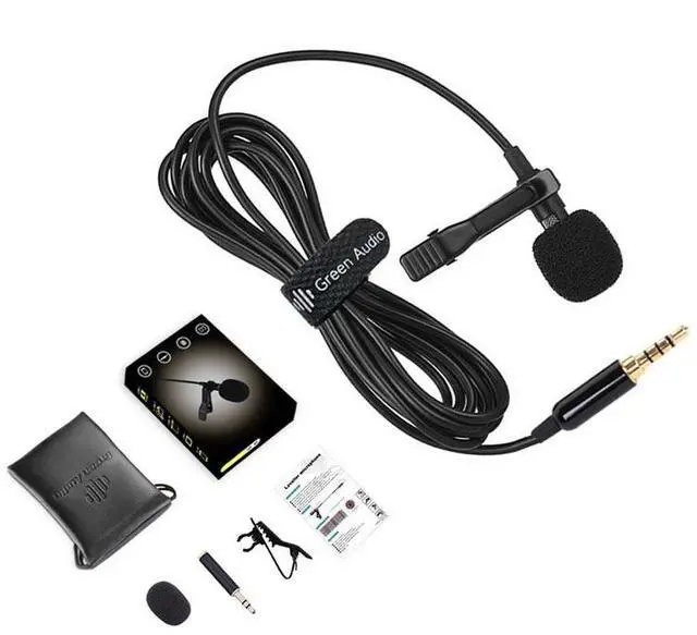 Main image of GAM-141S Lapel Mic 3.5mm Gold-Plated Plug, TPE Cord, Clip-on Design for Mobile Live Streaming / Vocal Recording / Vlog