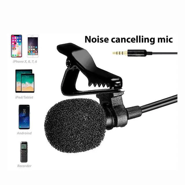 Alt view image 6 of 7 - GAM-141S Lapel Mic 3.5mm Gold-Plated Plug, TPE Cord, Clip-on Design for Mobile Live Streaming / Vocal Recording / Vlog