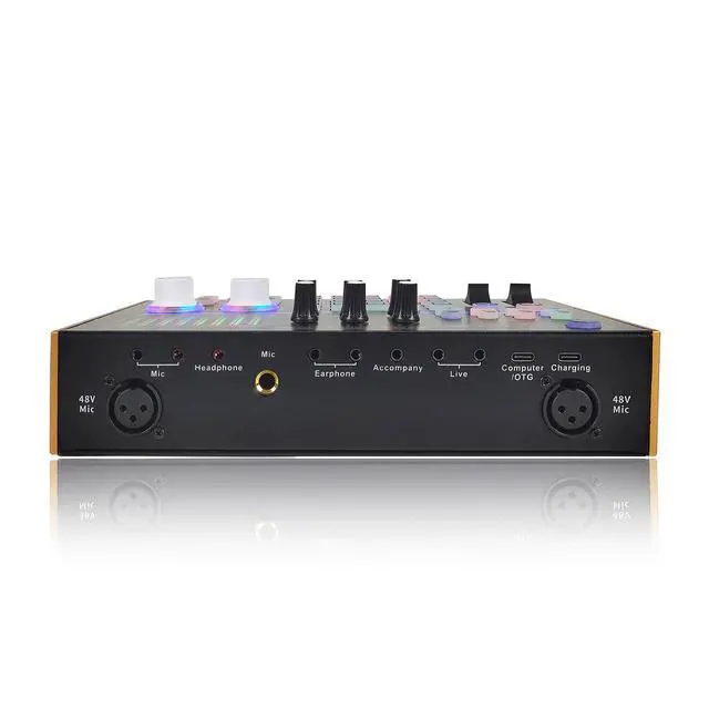 Alt view image 4 of 7 - GAX-N8 Home USB Bluetooth Sound Card English Version, for PC / Smartphone / Live Streaming / Recording