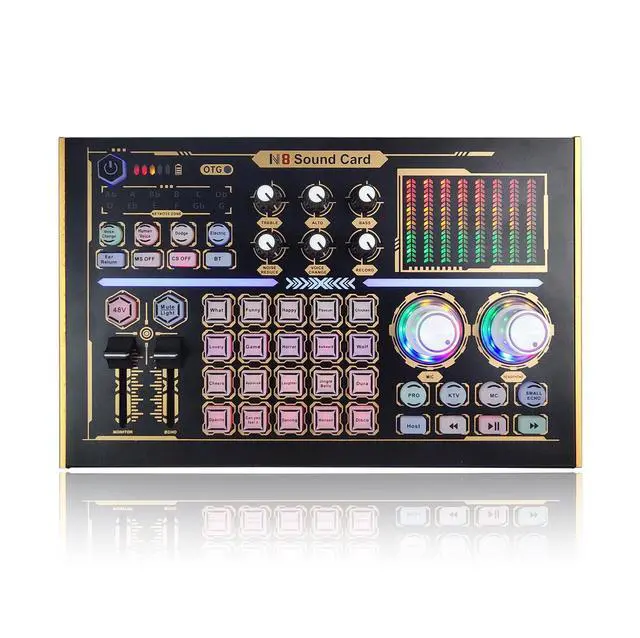 Main image of GAX-N8 Home USB Bluetooth Sound Card English Version, for PC / Smartphone / Live Streaming / Recording