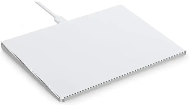 Main image of Wired USB Trackpad for Windows 7/10 Laptops/Desktops Multi-Touch Navigation, Plug-and-Play, Slim Aluminum Portable Touchpad Mouse - white