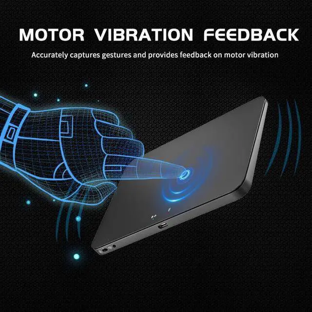 Alt view image 2 of 4 - Tri-Mode Wireless Touchpad / Trackpad Bluetooth / 2.4G / USB-C, Multi-Gesture Control, Rechargeable, Compatible with Windows & macOS - black