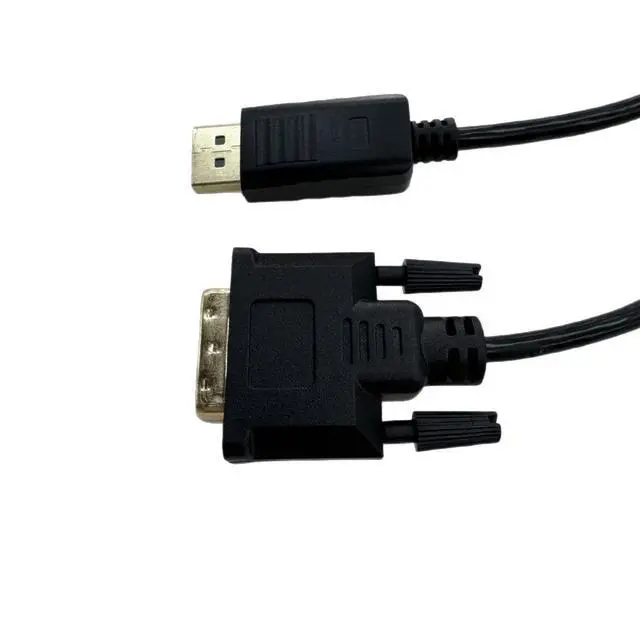 Alt view image 5 of 7 - DP to DVI Adapter Cable 1.8m DisplayPort Male to DVI-D 24+1 Male, 1080p Video Converter for Computer/Projector/Monitor