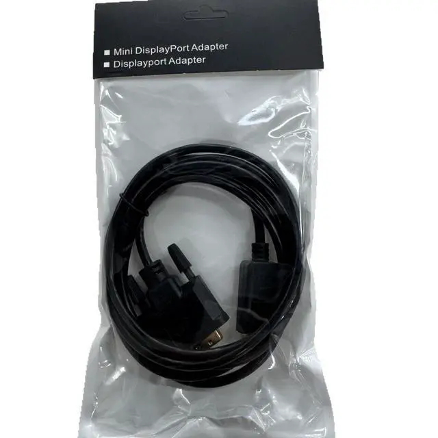 Alt view image 7 of 7 - DP to DVI Adapter Cable 1.8m DisplayPort Male to DVI-D 24+1 Male, 1080p Video Converter for Computer/Projector/Monitor