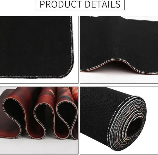 Alt view image 3 of 6 - Game Mouse Pad Mat Laptop Gaming Mousepad Anti-slip Natural Rubber Office Notebook Pad