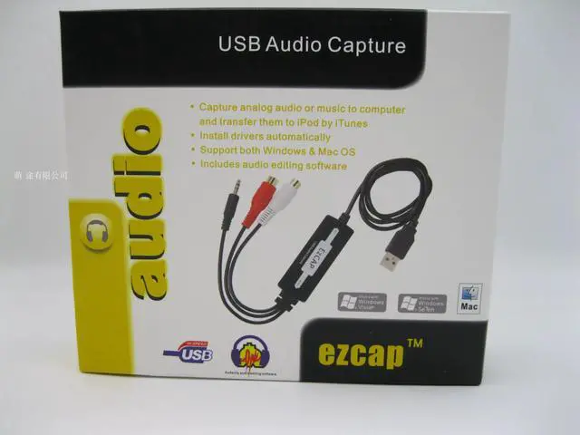 Alt view image 2 of 4 - USB Audio Capture Card 3.5mm Stereo Audio Grabber, Left/Right Channel Recording, Plug-and-Play for PC/Laptop/Mac