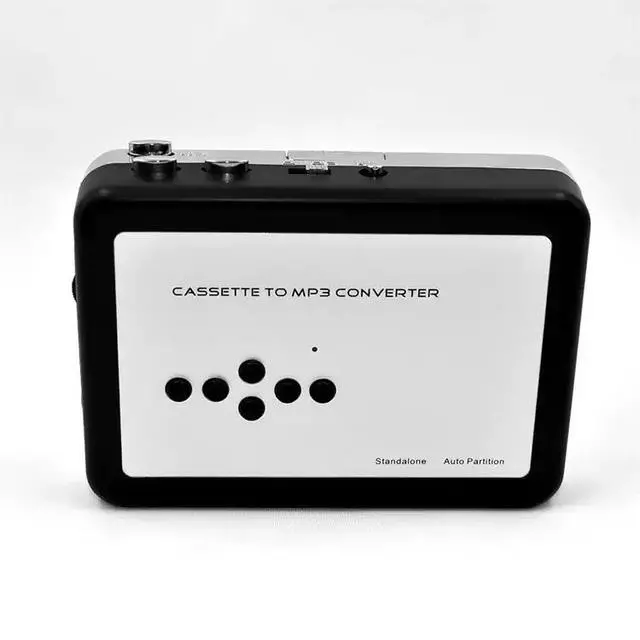 Alt view image 2 of 7 - Standalone Cassette to MP3 Converter Auto Reverse, Direct USB Recording, No Computer Needed, Portable Tape Player & Digitalizer - ezcap231