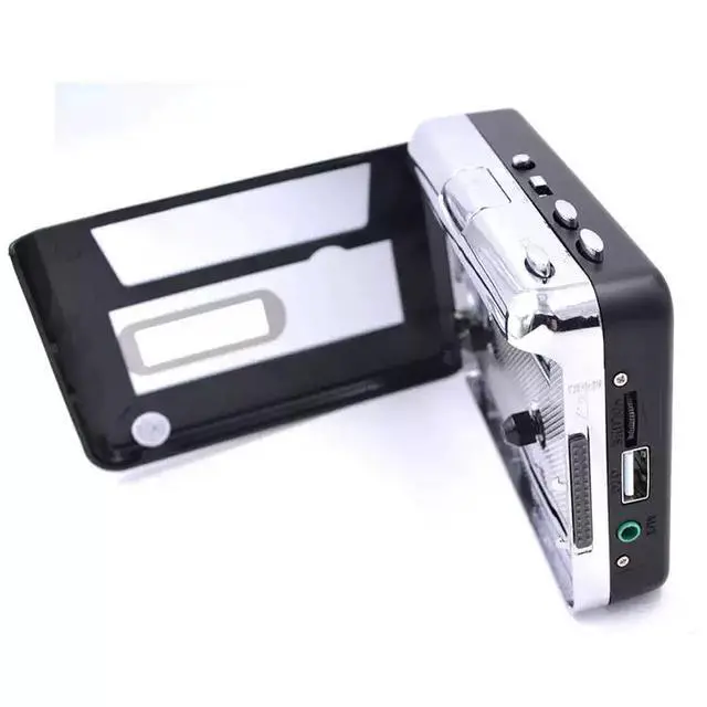 Alt view image 4 of 7 - Standalone Cassette to MP3 Converter Auto Reverse, Direct USB Recording, No Computer Needed, Portable Tape Player & Digitalizer - ezcap231
