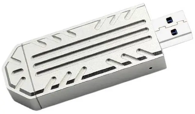 Main image of USB 3.1 Gen2 M.2 NVMe SSD Enclosure JMS583 Bridge Chip, 10Gbps Transfer, Type-C & Type-A Dual Interface, Plug-and-Play
